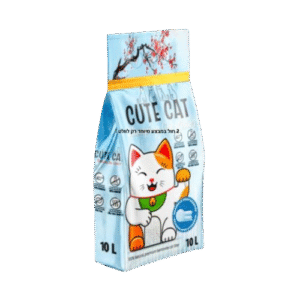 חול מתגבש לחתול 10 ליטר - CUTE CAT