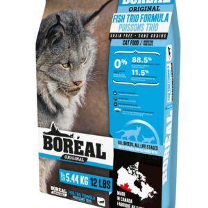 Boreal אוריג'ינל מיקס דגים 5.44 ק"ג מזון יבש לחתולים