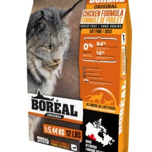 Boreal אוריג'ינל עוף 5.44 ק"ג מזון יבש לחתולים
