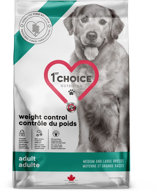 First Choice פירסט צ'ויס 10 ק"ג מזון יבש לכלבים בוגרים מכל הגזעים (לייט - הלת'י ווייט)