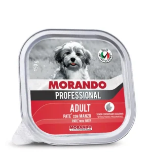 שימורים לכלב,Morando Professional, פטה בקר 150 גר'