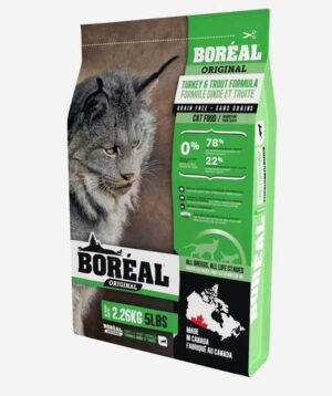 Boreal אוריג'ינל הודו ופורל 2.26 ק"ג מזון יבש לחתולים