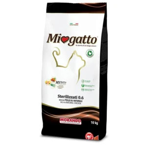 Miogatto, אוכל לחתול מסורס 10 ק"ג