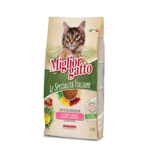 Le Specialita Italiana, אוכל לחתולים בטעם חזיר וירקות 1.5 ק"ג