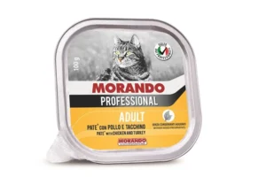 שימורים לחתול,Morando Professional, פטה עוף והודו 100 גר'