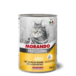 שימורים לחתול,Morando Professional, פטה עוף והודו 400 גר'