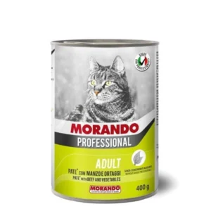 שימורים לחתול,Morando Professional, פטה בקר וירקות 400 גר'