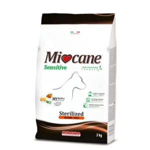 Miocane , אוכל לכלב בוגר מסורסמעוקרת הודו 3 ק"ג