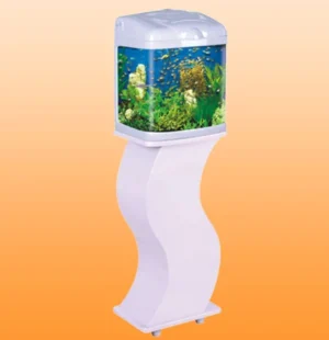 אקווריום, 40 ס"מ. לבן