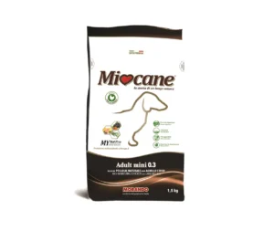 Miocane , אוכל לכלב בוגר מגזע קטן. כבש ואורז 1.5 ק"ג