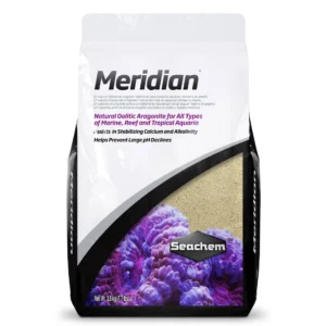 Meridian   מצע ארגוניט כדורי טבעי לכל סוגי האקווריומים של מים מלוחים