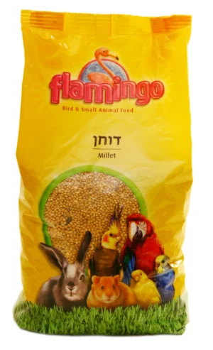 Flamingo, מזון דוחן צהוב. 1 ק"ג