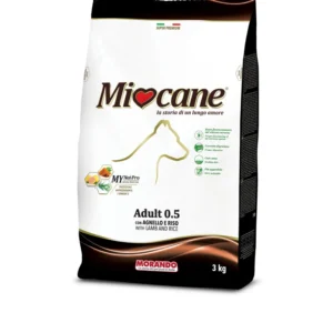 Miocane , אוכל לכלב בוגר כבש ואורז 3 ק"ג