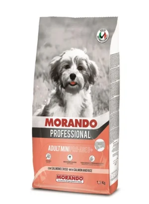 Morando Professional PRO , אוכל לכלב מבוגר מגזע קטן. סלמון ואורז