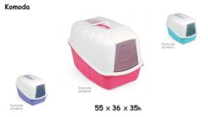 Komoda 55X36X35h שירותים סגורים לחתולים