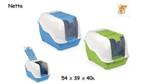 Netta Close 54X39X40h שירותים סגורים לחתולים
