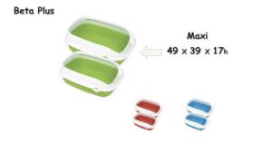 Beta Plus Maxi 49X39X17h שירותים פתוחים לחתולים