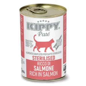 KIPPY שימורי פטה לחתול בטעם סטרייליז סלמון 400 גרם