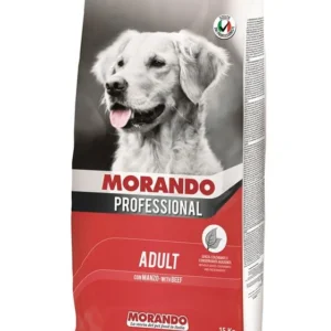 MORANDO מורנדו 15 ק"ג מזון יבש לכלבים בוגרים בטעם בקר