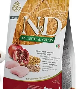 N&D חתול בוגר עוף ורימון 1.5 ק"ג