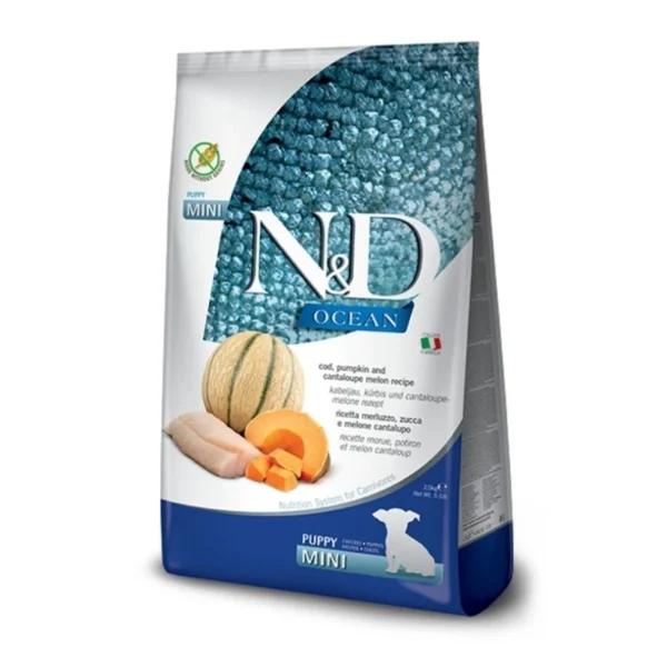 N&D אן די 1.5 ק"ג מזון יבש ללא דגנים לחתולים גורים בטעם קוד דלעת מלון