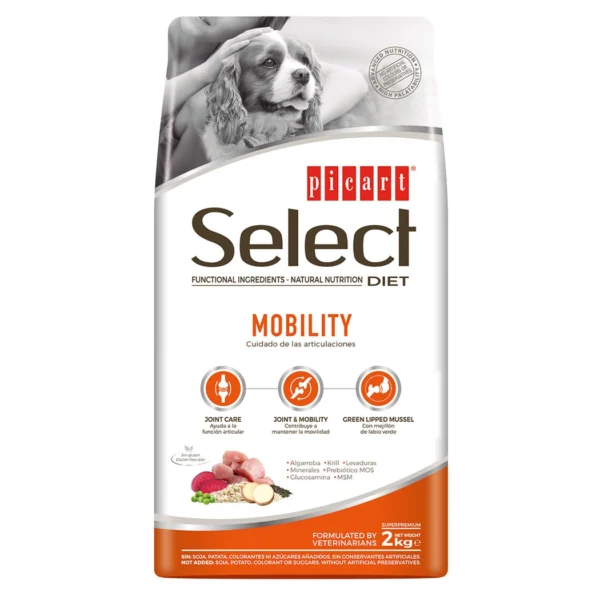 Select Menu סלקט מניו 10 ק"ג מזון וטרינרי יבש לכלבים בוגרים עם בעיות פרקים (ג'וינט אנד מוביליטי)