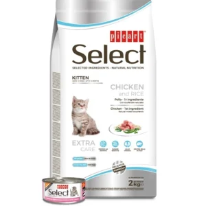 Select Menu סלקט מניו 2 ק"ג מזון יבש לחתולים גורים (צ'יקן אנד רייס)