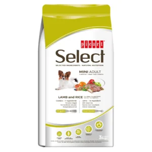 Select Menu סלקט מניו 3 ק"ג מזון יבש לכלבים בוגרים מגזע קטן (כבש מיני)