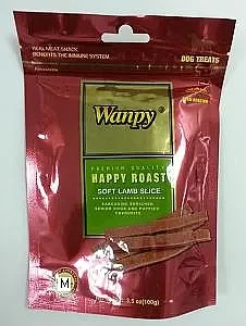 Wanpy חטיף רצועות כבש רכות לכלב
