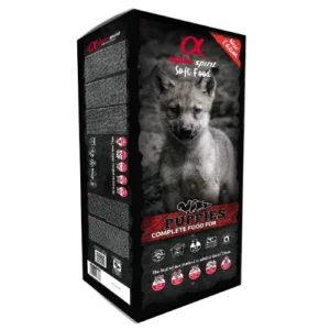 אלפא ספיריט חצי לח – מולטי פרוטאין לגורי כלבים Alpha Spirit Complete Natural Dog Food - Multi-Protein For Puppies