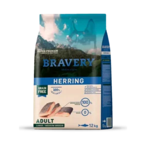 ברייברי הרינג אוכל לכלבים היפואלרגני 12 ק"ג Bravery Herring