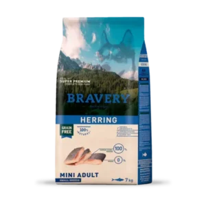 ברייברי הרינג אוכל לכלבים היפואלרגני גזע קטן 2 ק"ג Bravery Herring