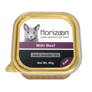 הורייזן מעדן בקר לחתול בוגר במרקם פטה