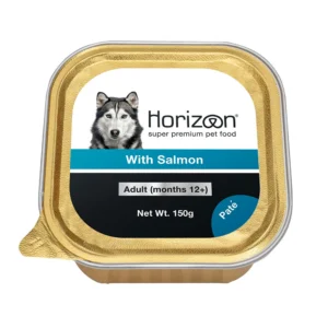 הורייזן מעדן סלמון לכלב בוגר במרקם פטה