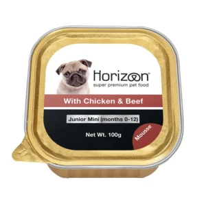 הורייזן מעדן עוף ובקר לגור ננסי במרקם מוס