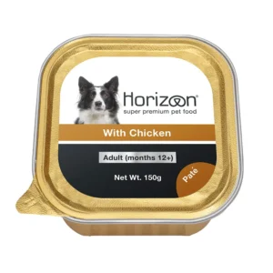 הורייזן מעדן עוף לכלב בוגר במרקם פטה