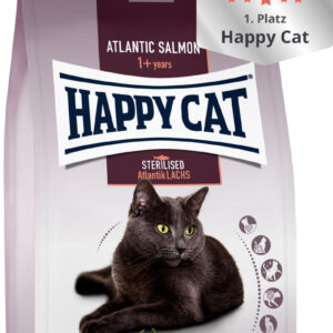 הפי קט סטרלייז סלמון 10 ק"ג לחתולים בוגרים