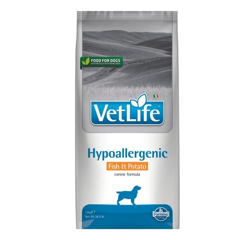 וטלייף היפואלרגני דג ותפו"א לכלב 12 ק''ג