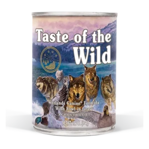 טייסט אוף דה ווילד ווטלנד: אוכל לכלבים – בשר ברווז בר טרי ברוטב Taste of the Wild Wetlands Canine in Gravy