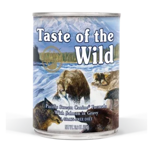 טייסט אוף דה ווילד פסיפיק לכלבים– דג סלמון ברוטב - קטן Taste of the Wild Pacific Stream in Gravy