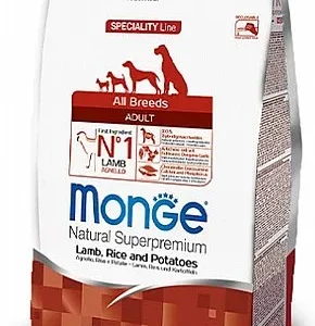 מונג' כלב בוגר כבש, אורז ותפו"א 2.5 ק"ג