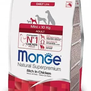 מונג' כלב בוגר מיני עוף 3 ק"ג
