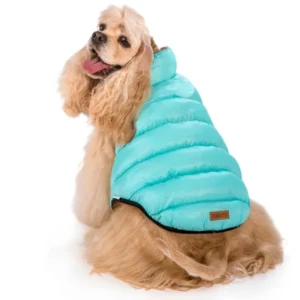 מעיל דו צדדי תכלת-מוקה