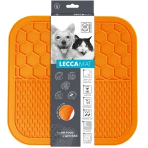 משטח ליקוק L כתום לכלב ולחתול