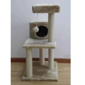 מתקן גירוד 81*39*60 ס”מ דגם בית עגול עליון 2 קומות