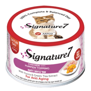 סיגנצ'יר7 עוף ברוטב דלעת | שימורים לחתולים 70 גרם