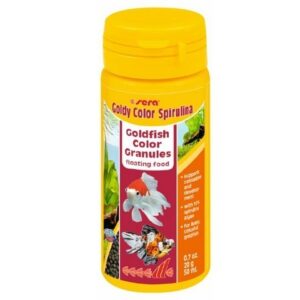 סרה גולדי קולור ספירולינה 50 מ"ל מזון לדגי זהב גדולים