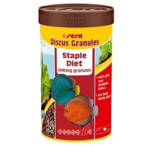 סרה דיסקוס גרנולט 250 מ"ל (גרגרים חומים) אוכל לדגי דיסקוס ודגי נוי