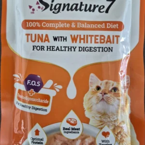 פאוץ' SIGNATURE 7 בטעם טונה ודג לבן לחתול