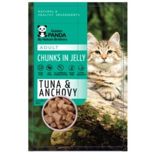 פאוץ לחתול טונה ואנשובי 85 גרם